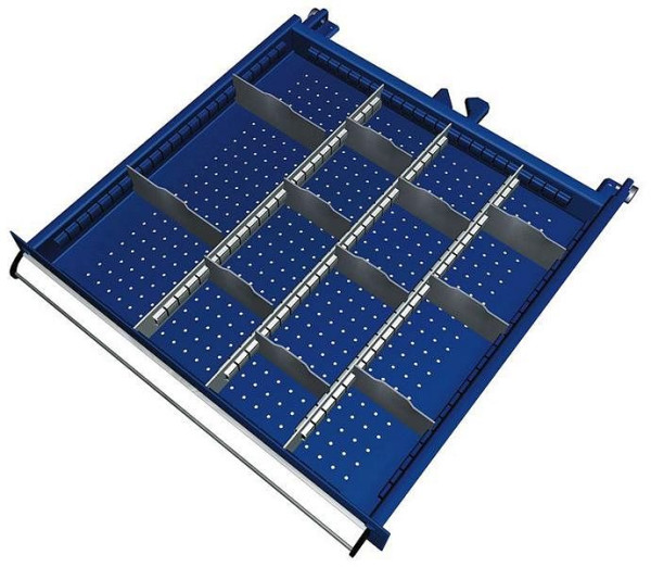 KLW scheidingsmateriaalset voor ladehoogte 150 & 175 mm in SEA kast, kastmaat 572 x 605 mm B x D, SEA-B03-118