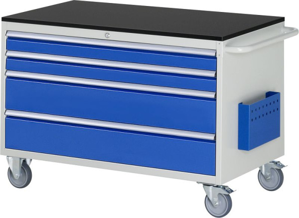 RAU montagewagen serie 7000, B1145xD650xH790mm, werkblad voorzien van melamineharscoating, dikte 19mm, laden: 2xH90, 2xH180mm, 05-XXL3.1A-M.11