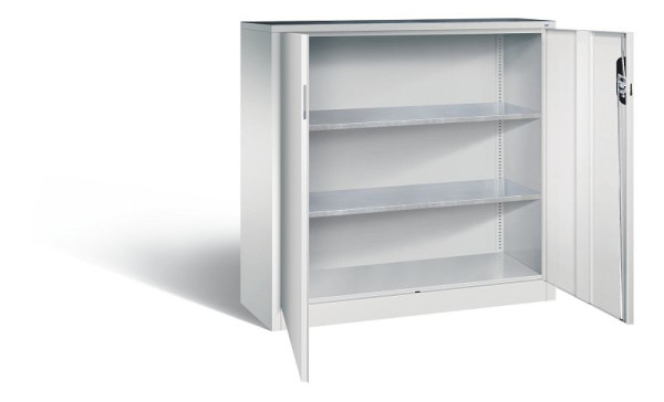 C+P gereedschapskast Acurado, H1200xB1200xD400mm, kleur: lichtgrijs, verzonken handgreep, 8530-000 S10112
