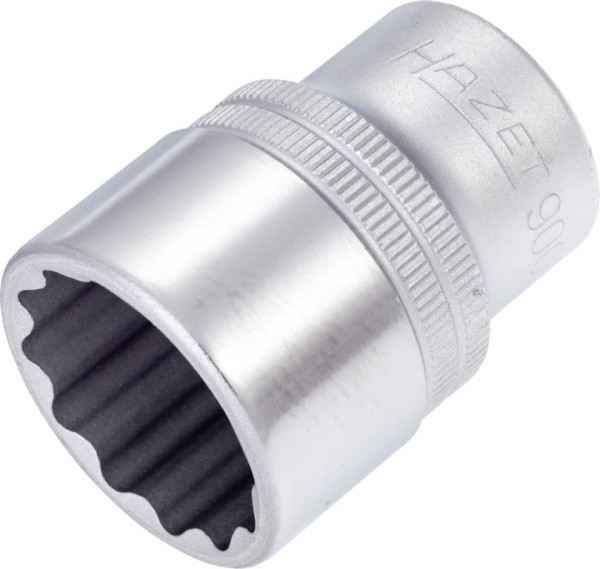 Hazet dopsleutelinzet, dubbel zeskant, hol vierkant 12,5 mm (1/2 inch), 24 mm, gekarteld, 900Z-24