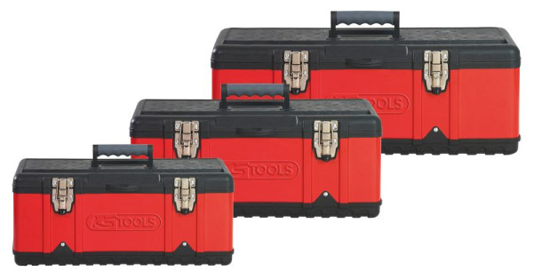 KS Tools gereedschapskistenset van kunststof plaatstaal, 3-delig, 850.0360