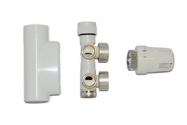MERT ECAM COMPLETE SET, HOEKVORM, wit, ventiel links, 1000-ECAM-A-EWL
