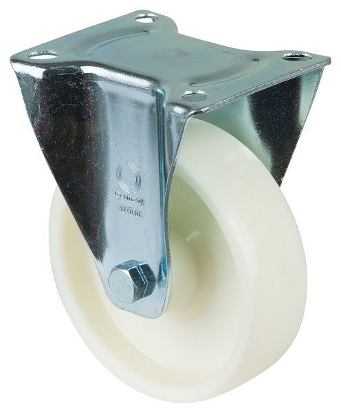 BS-rollen transportrol, vaste rol, wielbreedte 50 mm, wiel-Ø 150 mm, draagvermogen 300 kg, rollager, VE = 2 stuks, L410.B10.150