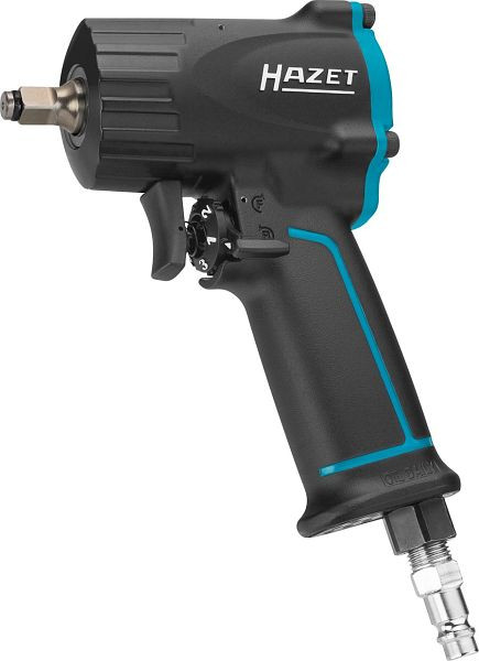 Hazet slagmoersleutel, extra kort, maximaal losdraaimoment: 461 Nm, massief aandrijfvierkant 10 mm (3/8 inch), jumbo hamermechanisme, 9011M
