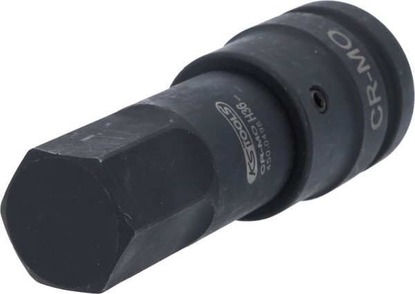 KS Tools Slag-bitdop 1", binnenzeskant, lang, 36 mm, 450.0498