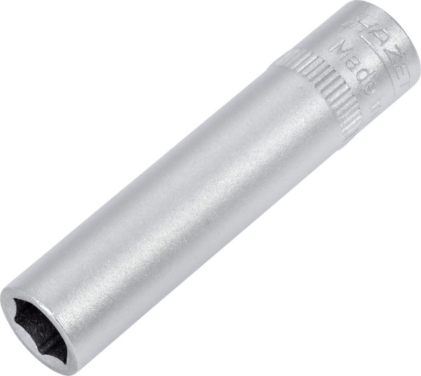 Hazet-dop, zeskant, hol vierkant, 6,3 mm (1/4"), 7 mm, lang gekarteld type, 850LG-7