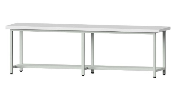 ANKE werkbanken werktafel, model 91, 2800 x 700 x 850 mm, RAL 7035, KSP 50 mm, 400.454