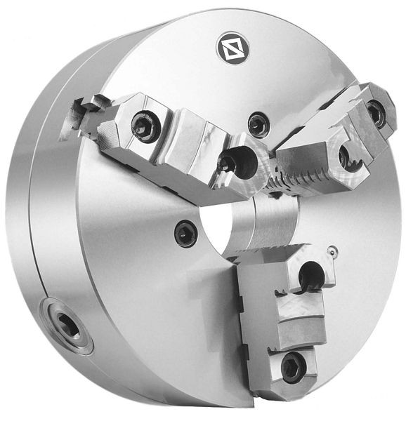 MACK 3-Backen-Drehfutter 200 mm, Stahl, DIN 55029-6", geteilte Backen, ZE-8369-206