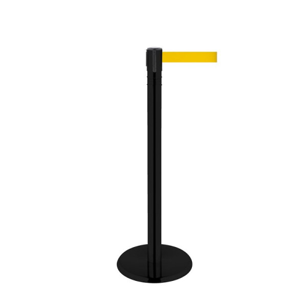 Stein HGS HGS personengeleidingssysteem -P-Line 360-, metaal, zwart gecoat, geel, met riemeindstuk (standaard), riemlengte: 2,3 m, 40007-1202