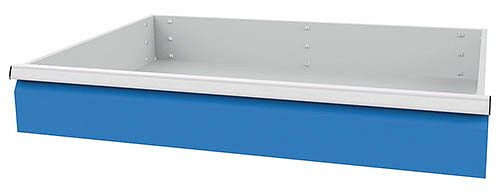Bedrunka + Hirth lade, incl. Rails, R 36-24, paneelhoogte 150 mm, draagvermogen 100 kg, afmetingen in mm (BxDxH): 900 x 600 x 150, 60.10.150V10