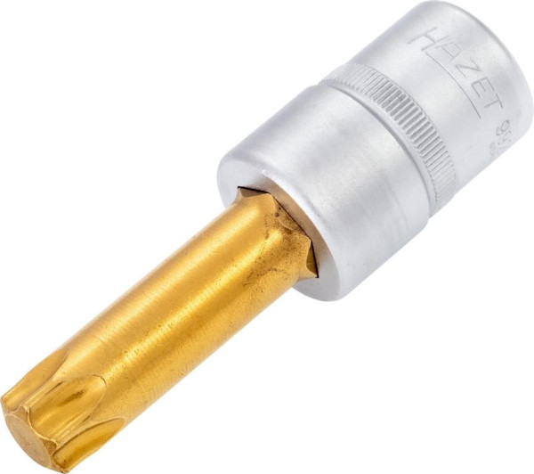 Hazet schroevendraaierdop TORX®, hol vierkant 12,5 mm, binnen TORX® profiel, T60, lange versie met karteling, 992LG-T60