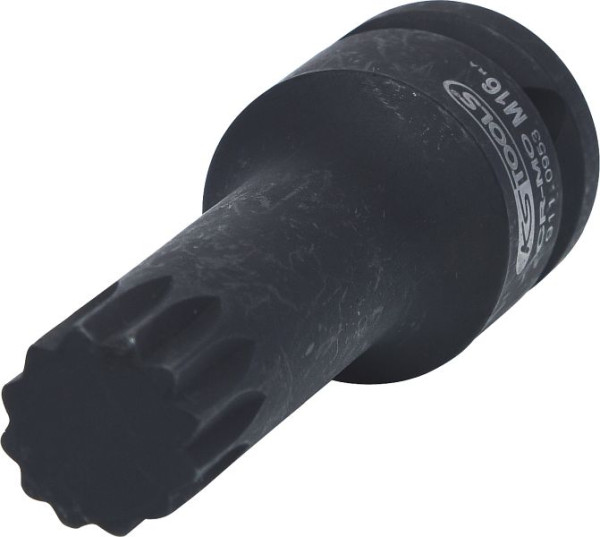 KS Tools Impact-bitdop 1/2", meertand, lang, M16, 911.0953