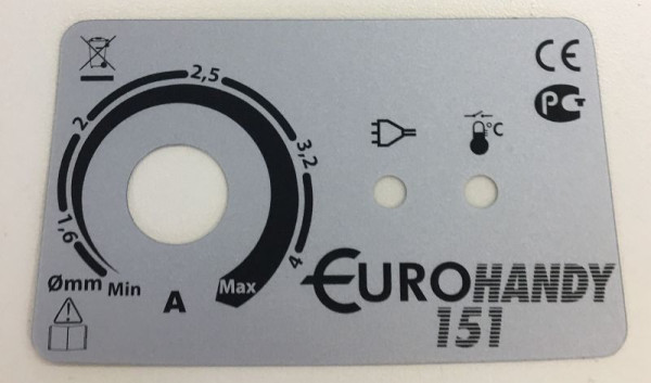 ELMAG frontsticker nr. 12, voor EUROHANDY 151 (77650339), 9505668