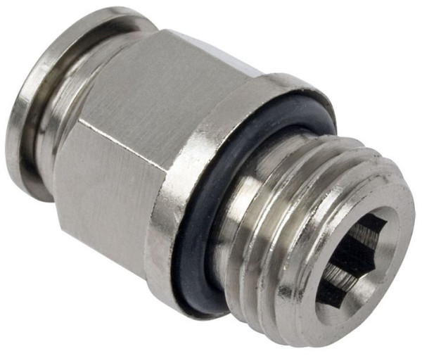 timmer BK-GE-6-1/8-MSv, rechte schroefverbinding, cilindrisch, binnenzeskant, slang-Ø: 6 mm, schroefdraad: 1/8'', VE: 10 stuks, 03060107