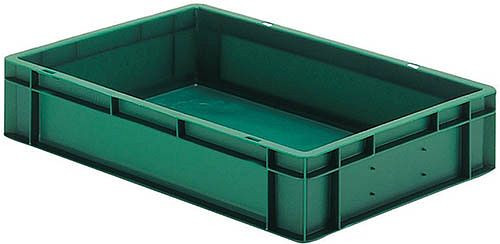 Bedrunka + Hirth transport stapelbakken, blauw, afmetingen in mm (BxDxH): 400 x 600 x 175, 072170202