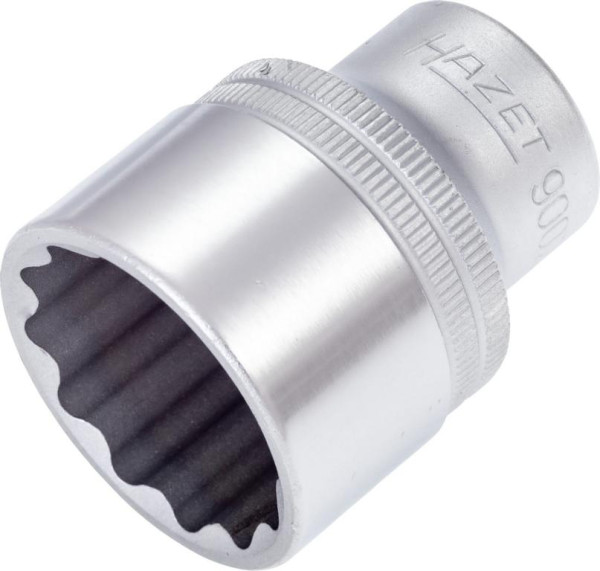 Hazet dopsleutelinzet, dubbel zeskant, hol vierkant 12,5 mm (1/2 inch), buiten dubbel zeskant trekprofiel, 28 mm, 900Z-28