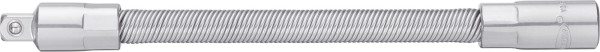 VIGOR flexibele verlenging, hol vierkant 6,3 mm (1/4 inch), massief vierkant 6,3 mm (1/4 inch), 145 mm, V2457N