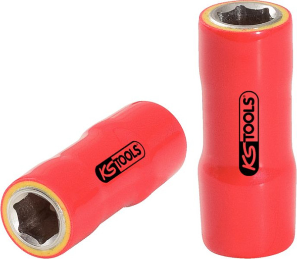 KS Tools 1/4" dopsleutel met beschermende isolatie, 4 mm, 117.1404