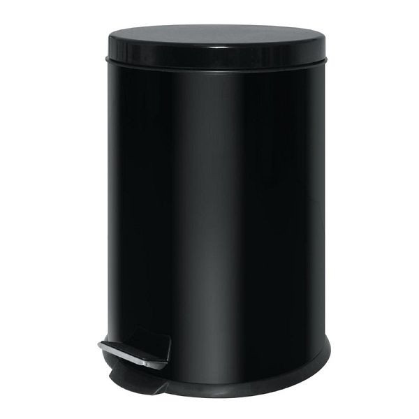 Bolero RVS pedaalemmer zwart 20L, GG978