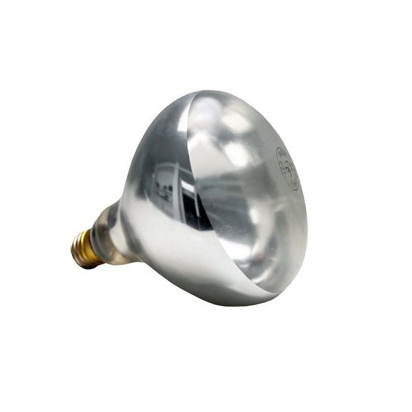 APS vervangingslamp voor warmtelamp, E27, warm wit, 250 W, Ø 12,5 cm, 12266