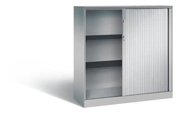 C+P rolluikkast Asisto, H1310xB1200xD435mm, kleur: wit aluminium, beugelgreep, 3 OH, 143031-000 S10112
