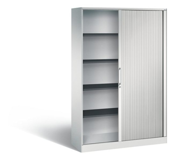 C+P rolluikkast Asisto, H1980xB1200xD435mm, kleur: lichtgrijs, beugelgreep, 5 FH, 143001-000 S10000