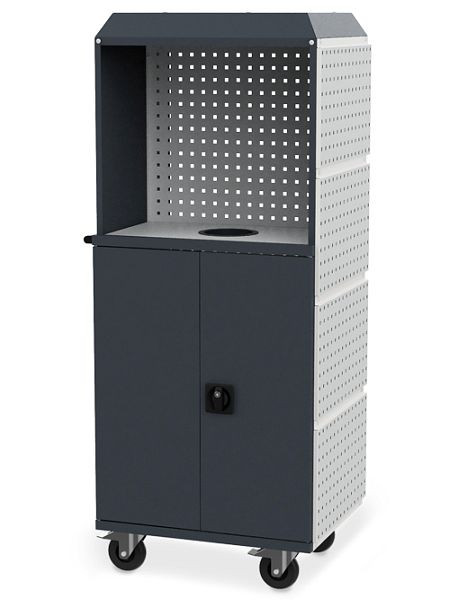 Bedrunka+Hirth rolkast Health Protection Serie Kubik, afmetingen in mm (BxDxH): 730 x 550 x 1690, 86.H01KUB5