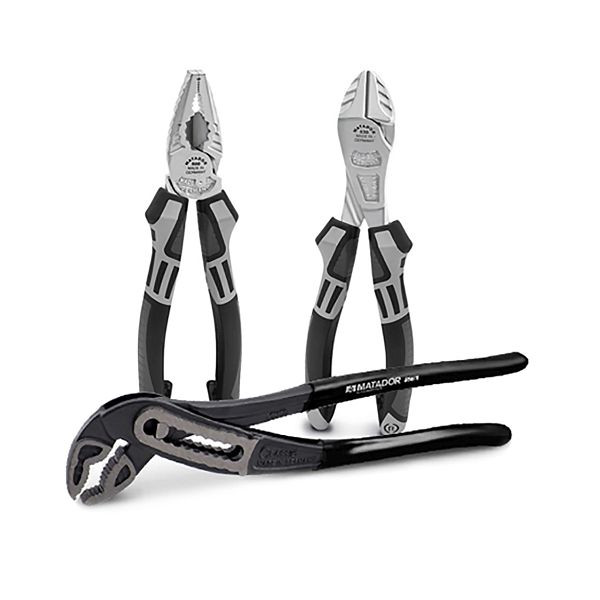 MATADOR tangenassortiment, 3 stuks, lengte: 250 mm, 0556 9030