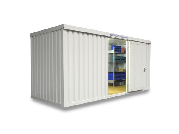 FLADAFI IC 1500 materiaalcontainer, geïsoleerd, met houten vloer, 5.080 x 2.170 x 2.470 mm