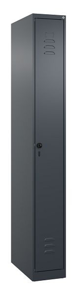 C+P luierkluis Classic PLUS, 1850x250x500mm, 7016/7016, veiligheidsdraaigrendel, 080000-19 S10010