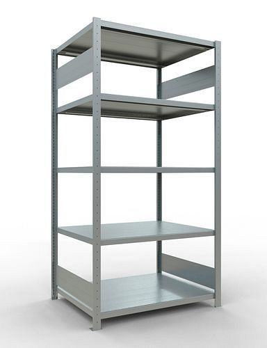 Schulte legbordstelling, basisveld, 5 opbergniveaus, vakbelasting 250 kg, 1060 x 836 x 2000 mm, 278823