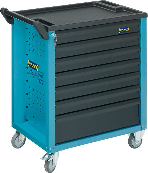 Hazet gereedschapswagen assistent, laden, plat: 6 x 79 x 527 x 348 mm, laden, hoog: 1 x 164 x 527 x 348 mm, 177-7
