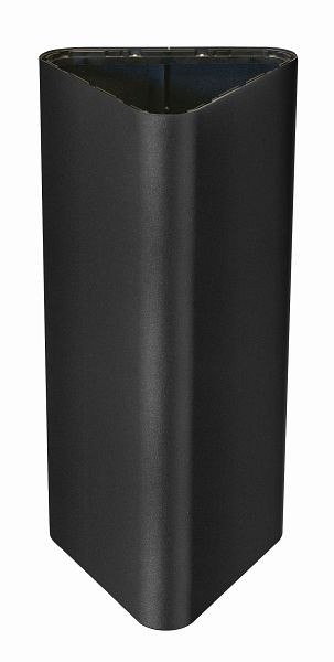 Design afvalbak PURE ELEGANCE zwart, 392001