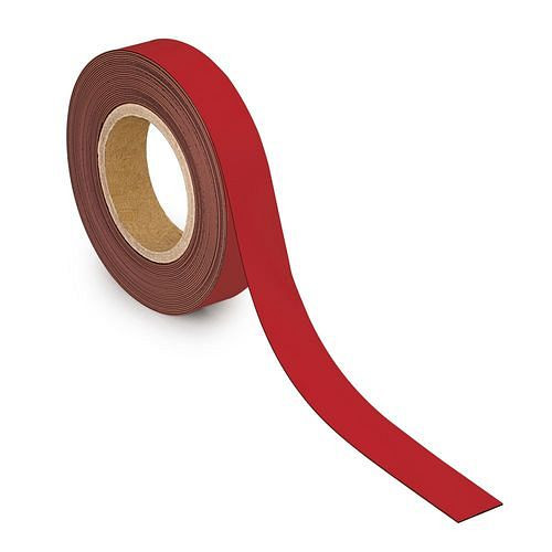 MAUL magnetische markeringstape, 10 mx 30 mm x 1 mm, rood, 307933