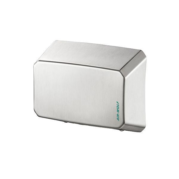 Air Wolf handendroger, serie B, H x B x D: 216 x 275 x 100 mm, roestvrij staal geborsteld, 10-031