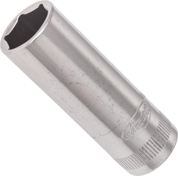 VIGOR-bus, lang, hol vierkant 6,3 mm (1/4 inch), buitenzeskantprofiel, 12 mm, V2700N