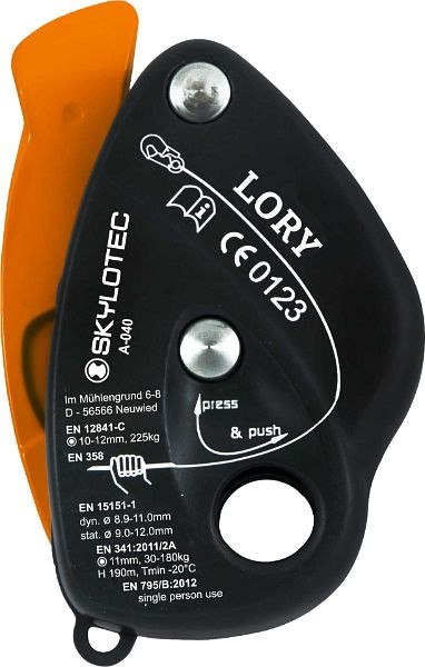 Skylotec afdaal- / positioneringsapparaat Lory, A-040