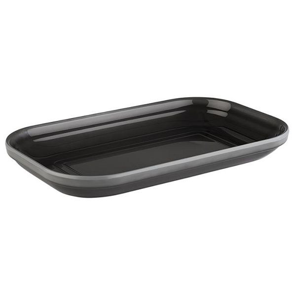 APS GN 1/4 dienblad -EMMA-, 26,5 x 16,2 cm, hoogte: 3 cm, melamine, grijs, 85120