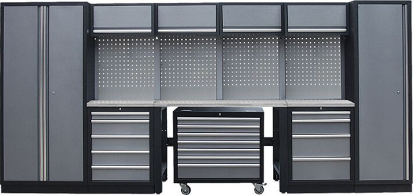 Kunzer werkplaatsmodule 4 met RVS werkblad, WESS4