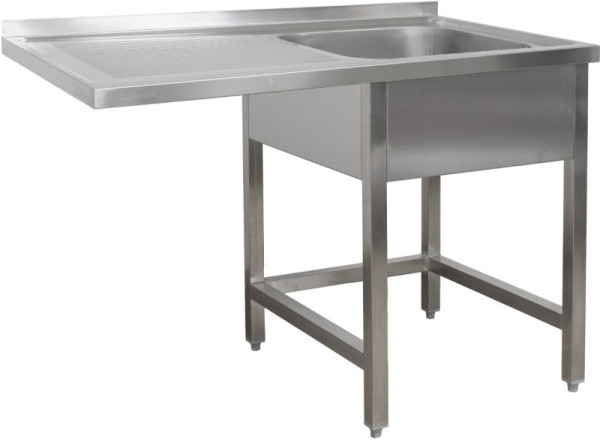 A&S Polarny spoelbak midden 1200 x 600 x 850 mm 1 bak rechts, zonder bodem, 600 mm diep, SPZO1261BR