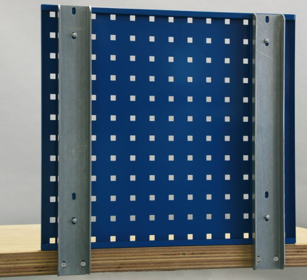 KLW montageprofiel voor werkbankmontage, voor 2 geperforeerde panelen boven elkaar, van stabiel, verzinkt U-profiel, 05/3070-2