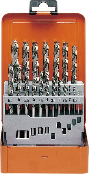Projahn boorcassette HSS-Co 19 stuks 1-10 / 0,5 mm SPEED, 60380