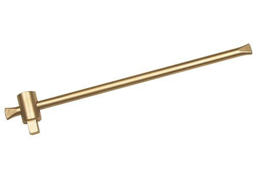 DENIOS T-greep 320 mm voor ratel 1/2", koper-beryllium, vonkvrij, voor Ex-zones, 264961