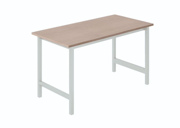 SOFAME TPL werktafel B 1200 x D 750 x H 824mm, multiplex werkblad 24 mm, lichtgrijs RAL 7035, W010030001GC