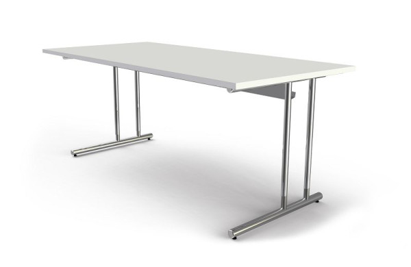 Kerkmann bureau B 1800 x D 800 x H 680-820 mm, Artline, kleur: wit, 11766210