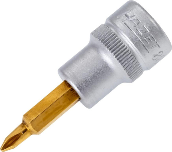 Hazet Schroevendraaier Socket, Hol Vierkant 10mm (3/8"), Phillips Profiel PH, PH1, 8806-PH1