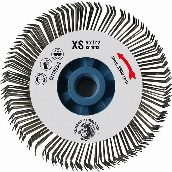 Kunzer Turbo Hedgehog XS, 5 stuks en doorn (extra smal), 7TIXS06