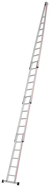 HYMER glasreinigingsladder, 4-delige set, 23 sporten, lengte 7,10 m, 501723