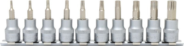 KS Tools 3/8" Torx bitdoppenset, 10-delig, T10-T55, 911.3935