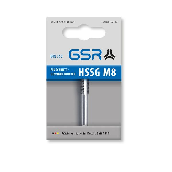 GSR éénkraan kraan EGB DIN 352 A HSS-G M 10, 00702230